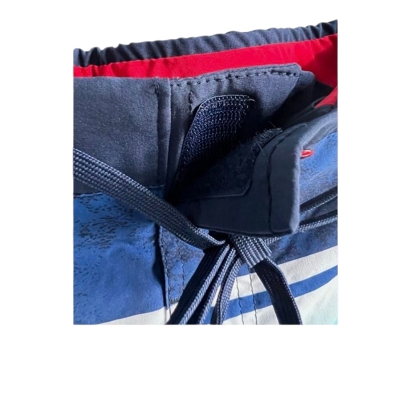 ZeroXposur Mens Red White And Blue Board Shorts Swimwear XL - Picture 5 of 8